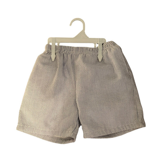Blue seersucker shorts