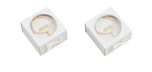 Pearl Beaded Cross Bracelet