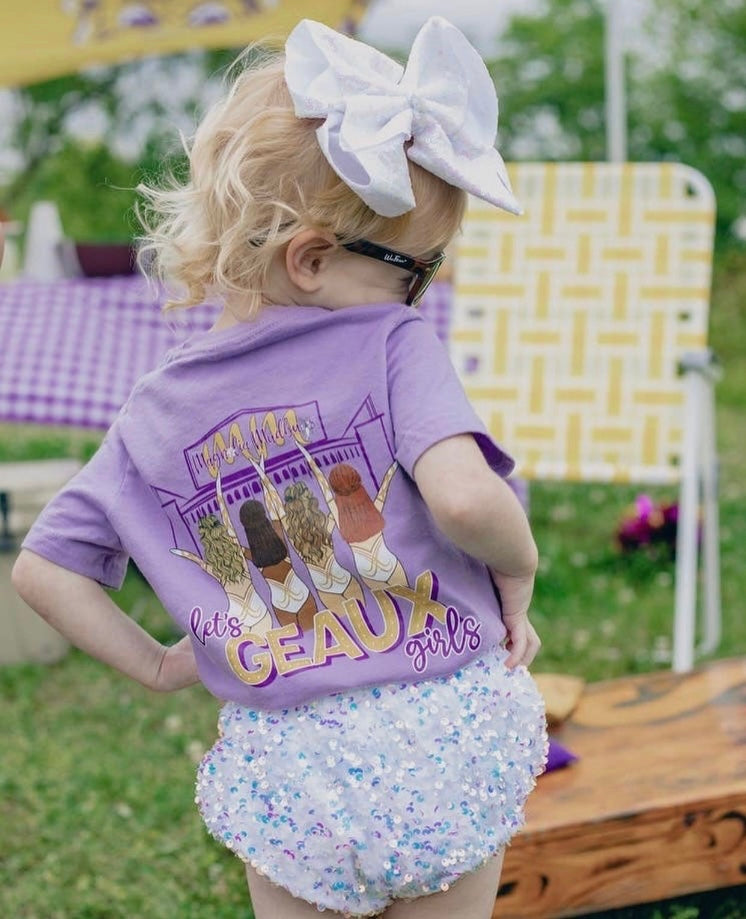 Let’s GEAUX girls shirt