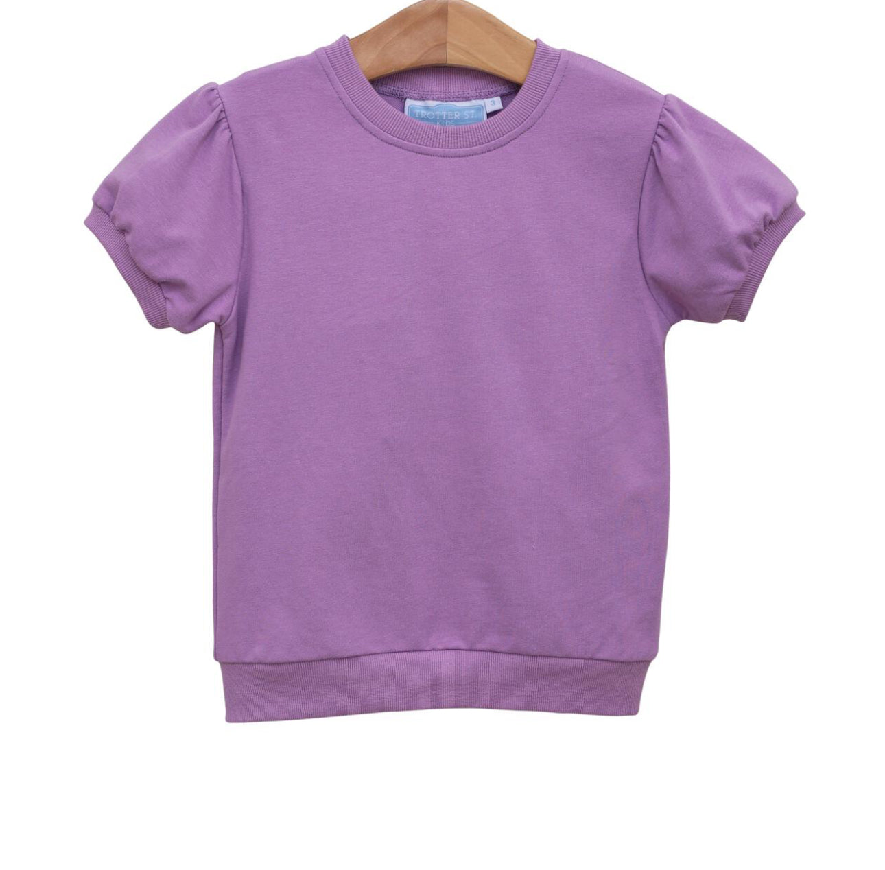 Landry puff sleeve top lavender