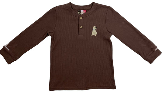 Boys Henley Shirt Puppy