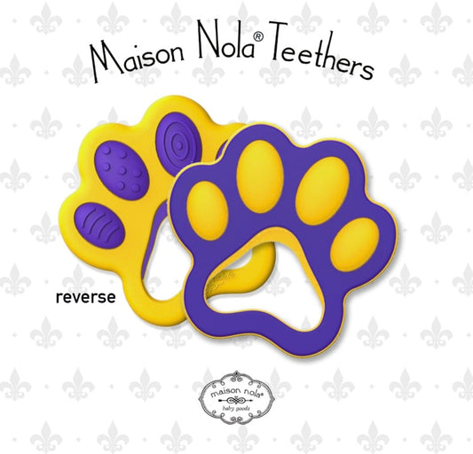 Tiger paw reversible teether
