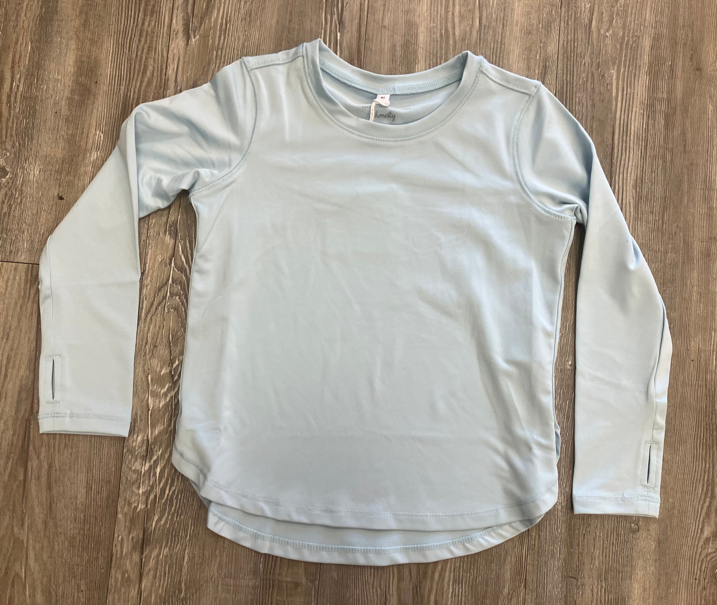 Ice Blue Butterfly/Floral Athletic Legging Set