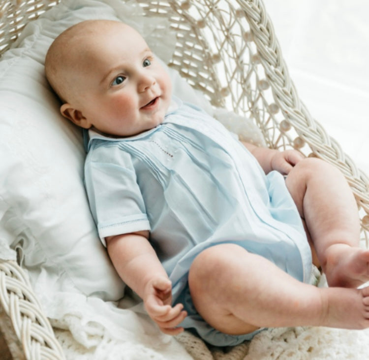 Feltman Button Front Dot Creeper