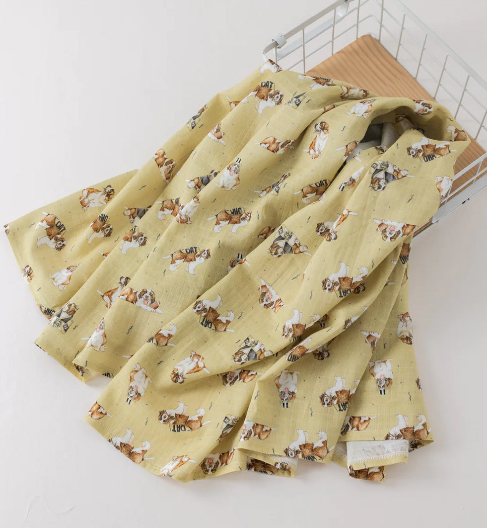 Muslin Saints Pup Swaddle