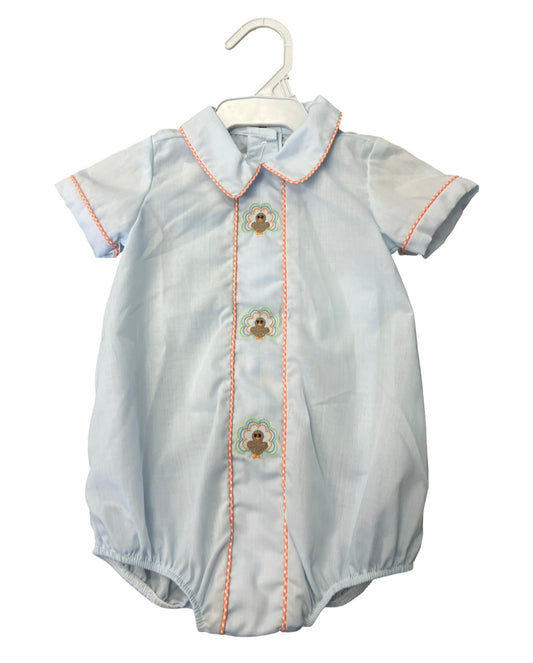 Turkeys on Blue Michael Bubble