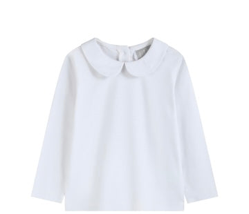 Long Sleeve Boys Peter Pan Shirt