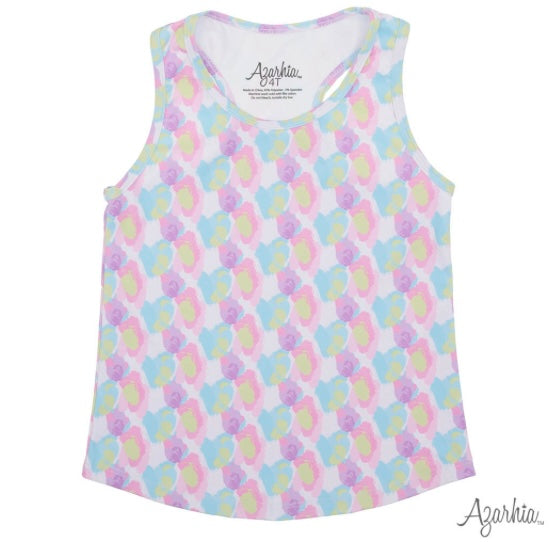 Cotton Candy Leopard Printed Tank and Steph Short Set