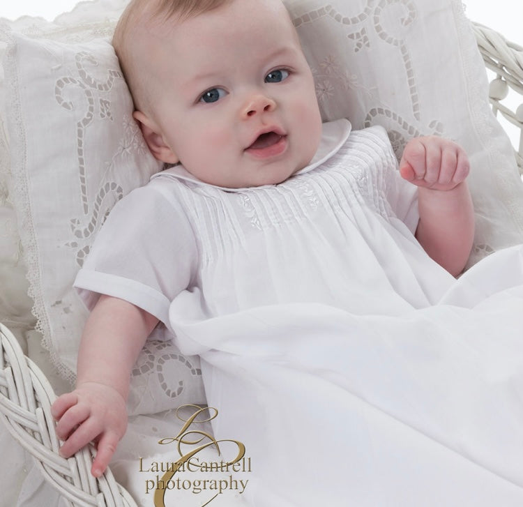 Feltman Brothers Boys Embroidered Collar Special Occasion Gown Set