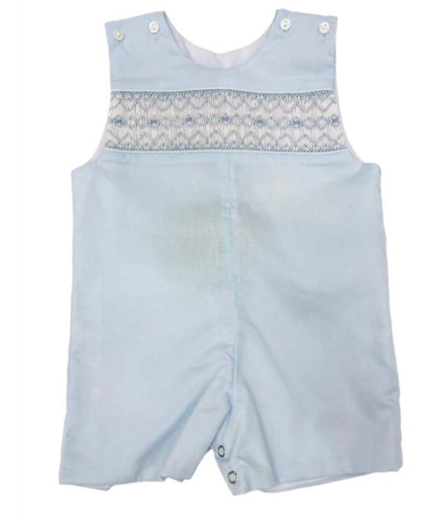 Pete Light Blue Smocked Shortall