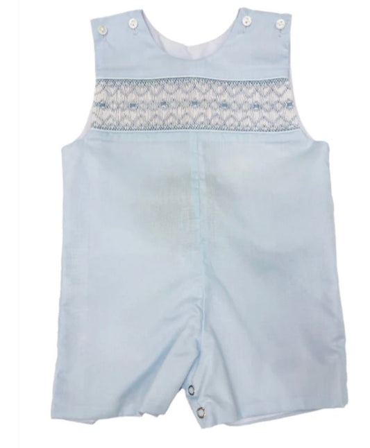 Pete Light Blue Smocked Shortall