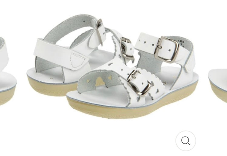 White Sweet Heart Sandals