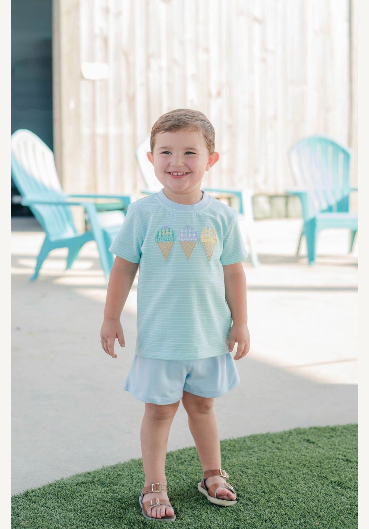 Triple Scoop Short Set