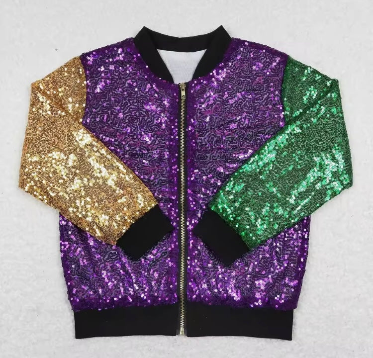 Sequin Mardi Gras Jacket
