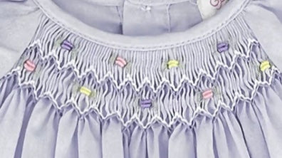 Lavender Smocked Day Dress