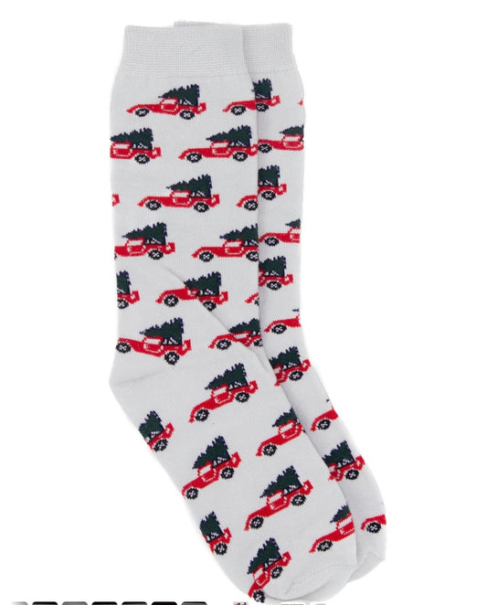 Lucky Duck Christmas Truck Sock