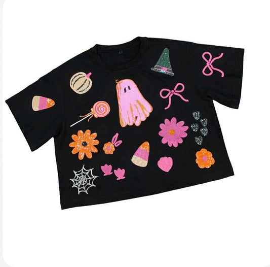 Spooky and Cute Sequin Tee