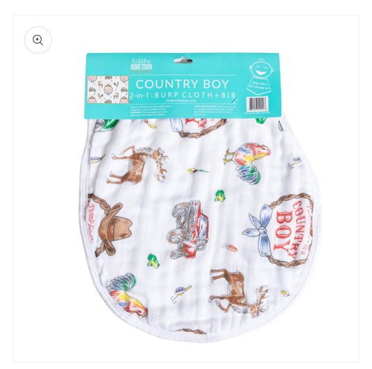 country boy Bib