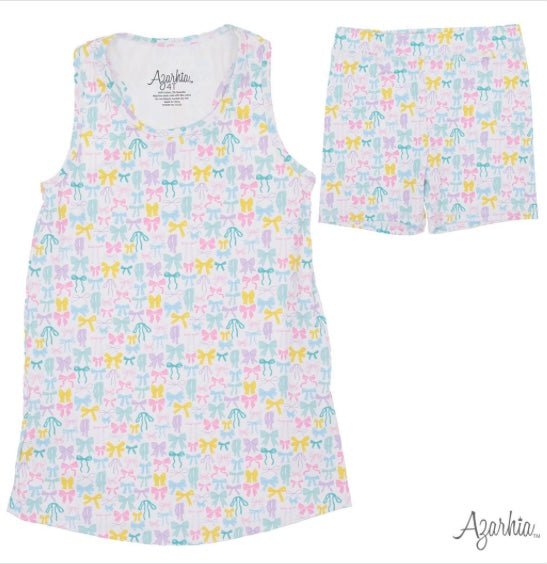 Pastel Bows Izzy Tennis Dress Under Short