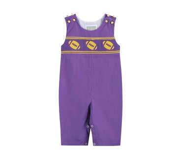LSU Smocked Longall