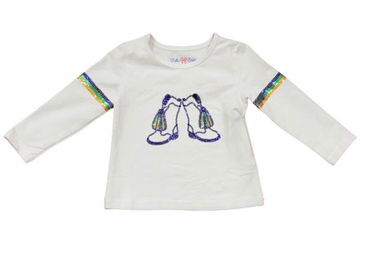 Sequin Majorette Boots Shirt