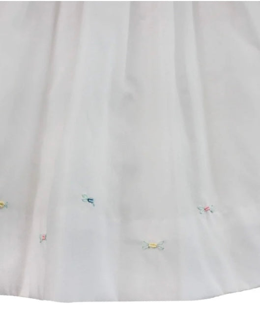 White Smocked Day Dress