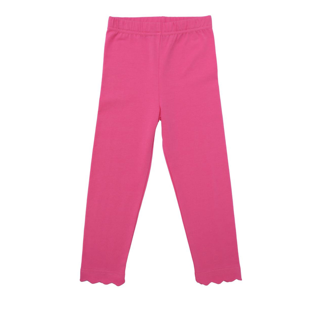 Hot pink scallop leggings