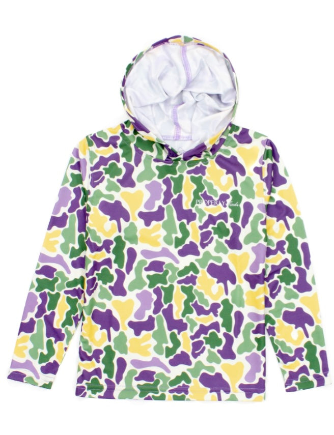 Performance Camo Mardi Gras Camo Hoodie