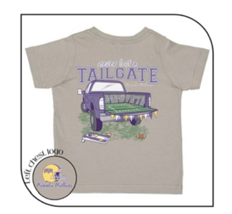 Tailgate purple and gold shirt