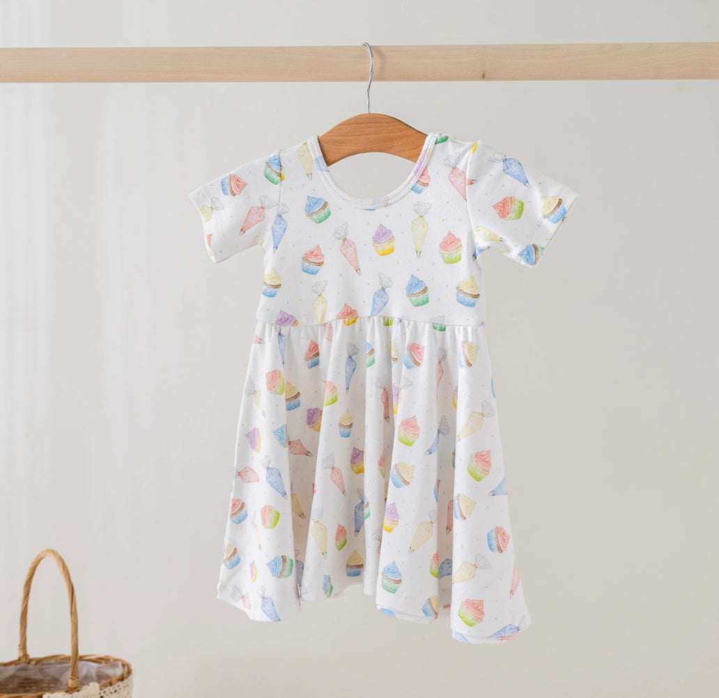 Frosted Happiness cotton dress