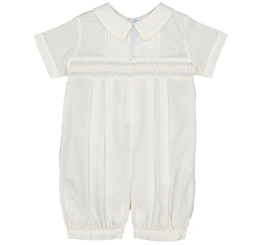Feltman Boy’s Vintage Smocked Romper