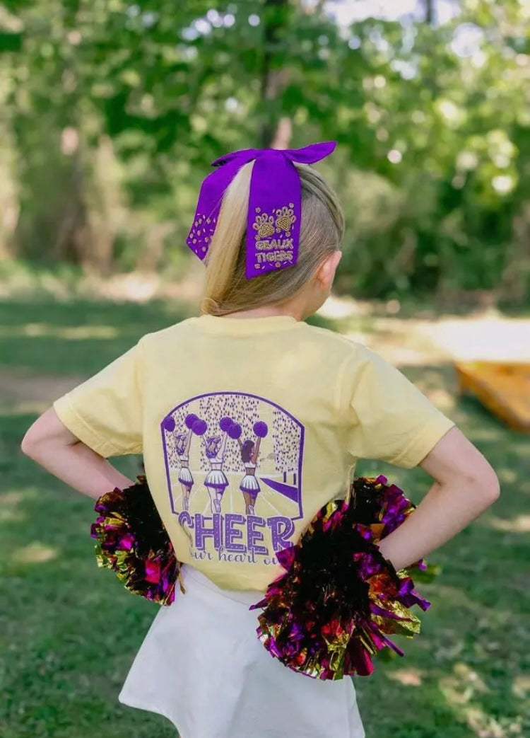 Purple and Gold Cheerleaders Shirt