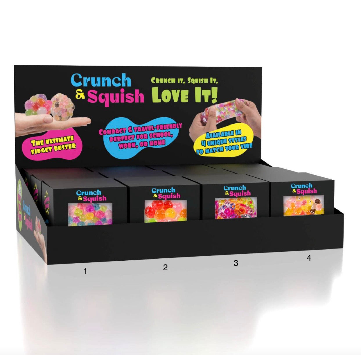 Crunch & Squish Candy Series Crunchy Squishy Stress Ball Fidget Toy