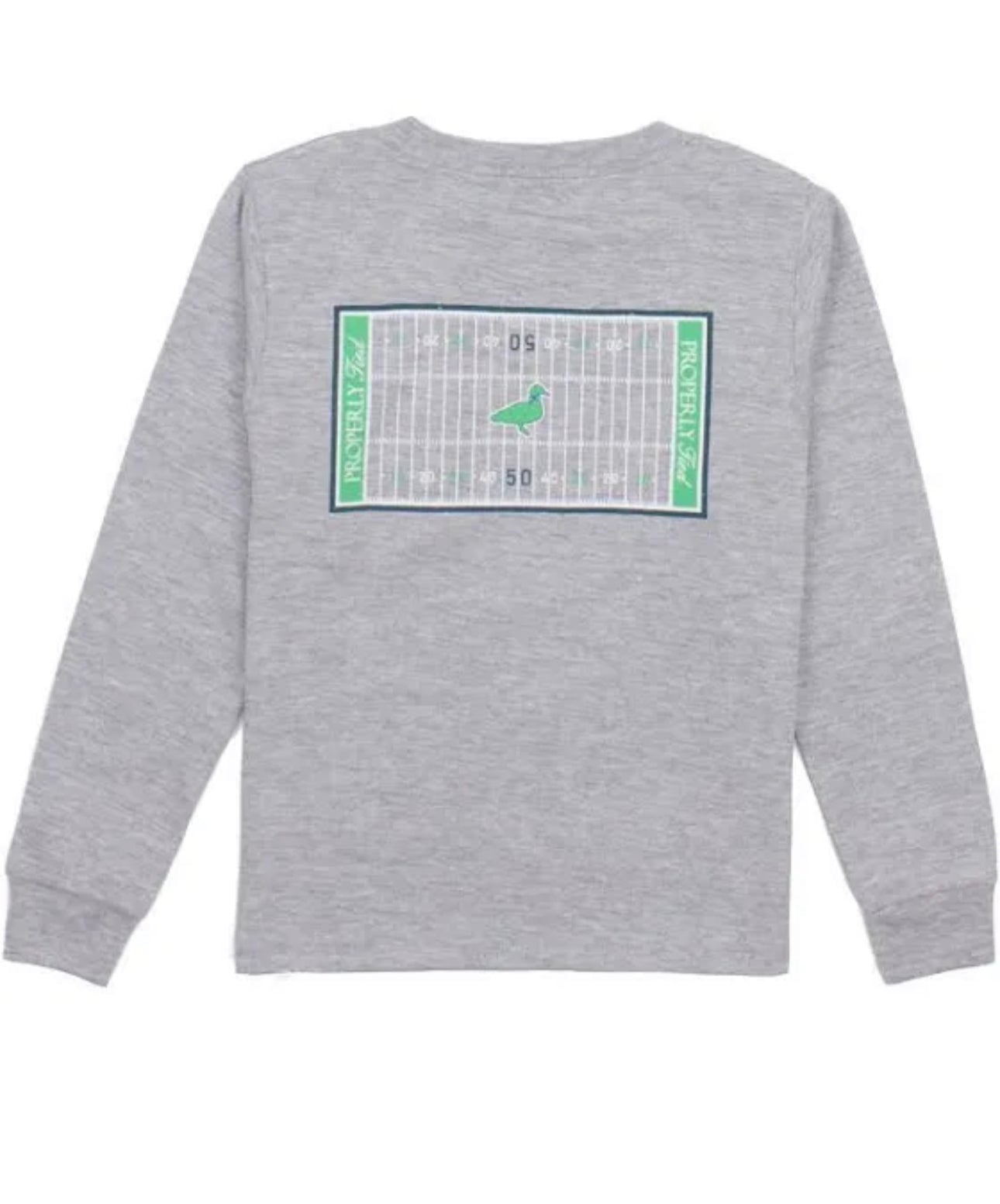 Properly Tied Football field long sleeve