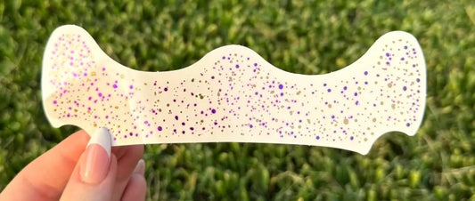 Purple and Gold Face Sparkles/Face Freckles