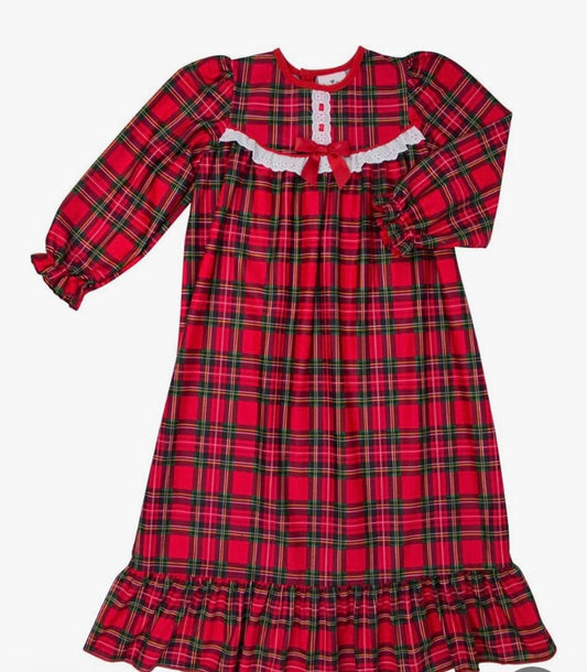 Christmas  Plaid Traditional Nightgown