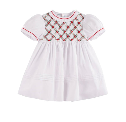 Feltman Floral Smocked Holiday Dress