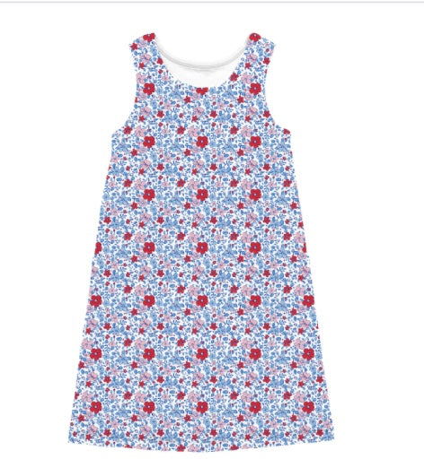 American Floral Izzy Tennis Dress Under Short