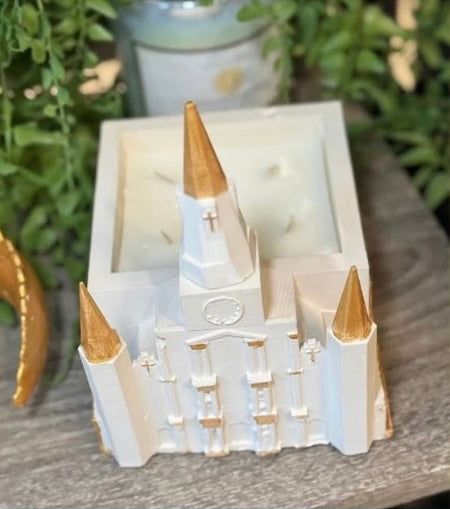 Cathedral Candle Bayou Bride Scent* due to delicate nature of this product shipping is not offered. Pick up is only offered.