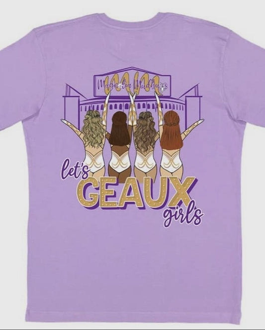 Let’s GEAUX girls shirt