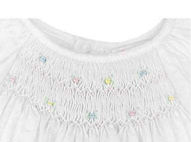 White Smocked Day Dress