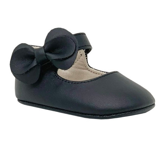 Jade Black Mary Jane with bows