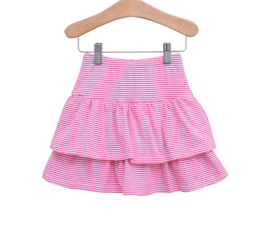 Rosemary pink stripe skort