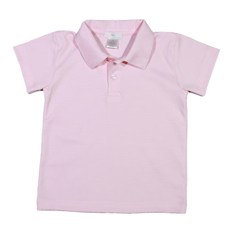 Pink Pima Polo