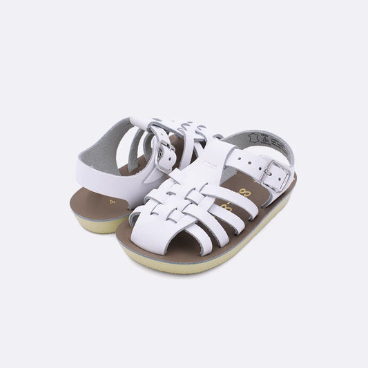 Saltwater Sandal-White Sailor