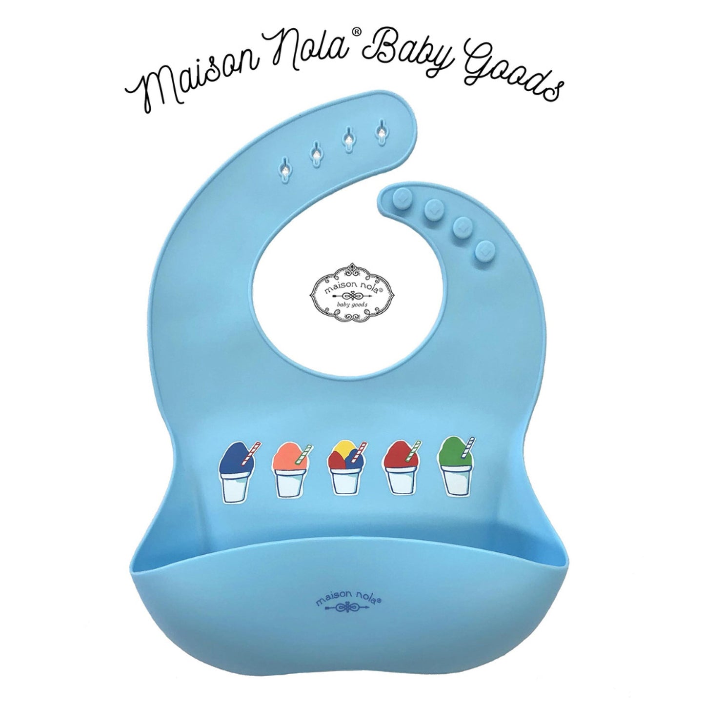 Snowball Silicon Bib