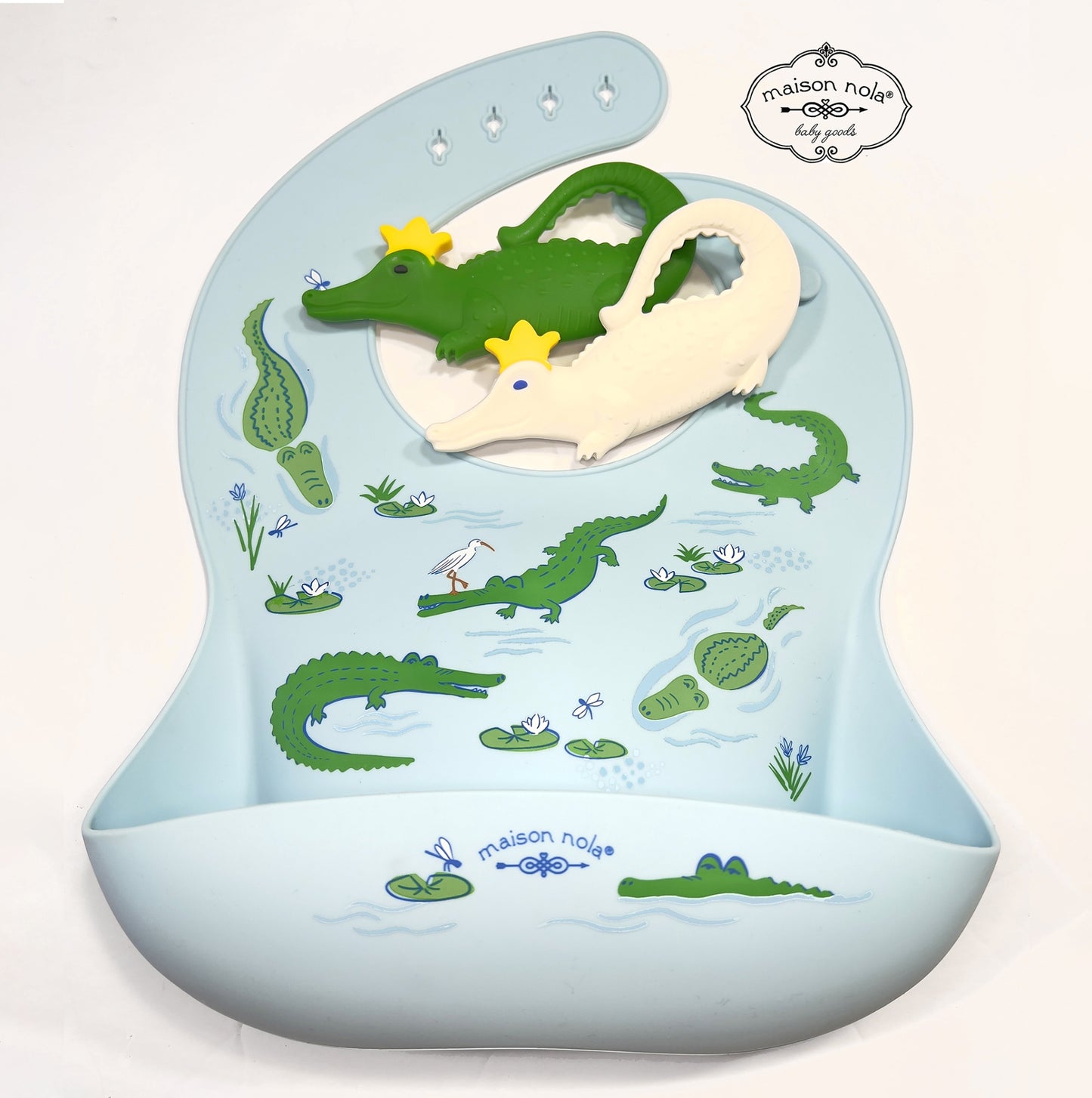 Gator Silicon Bib