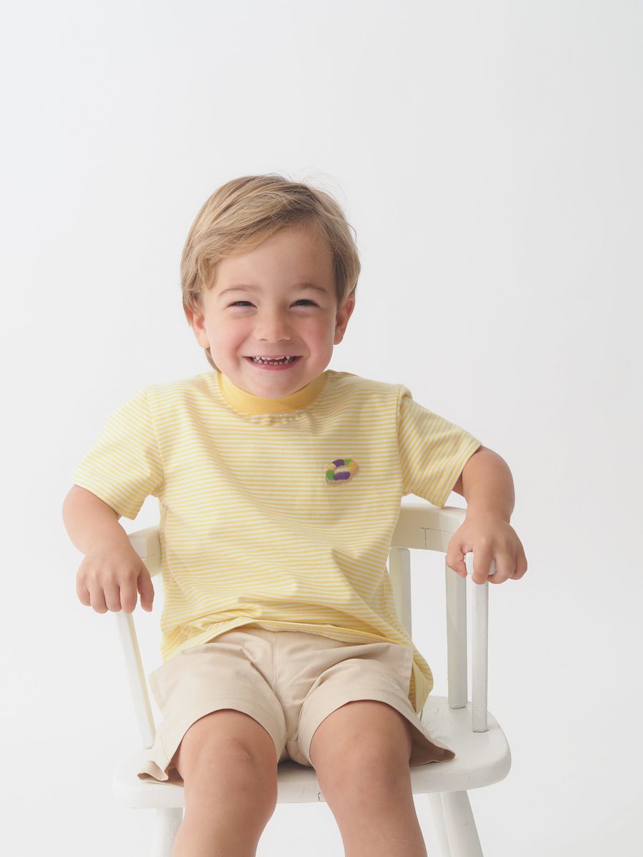 Yellow Mardi Gras King Cake Shirt