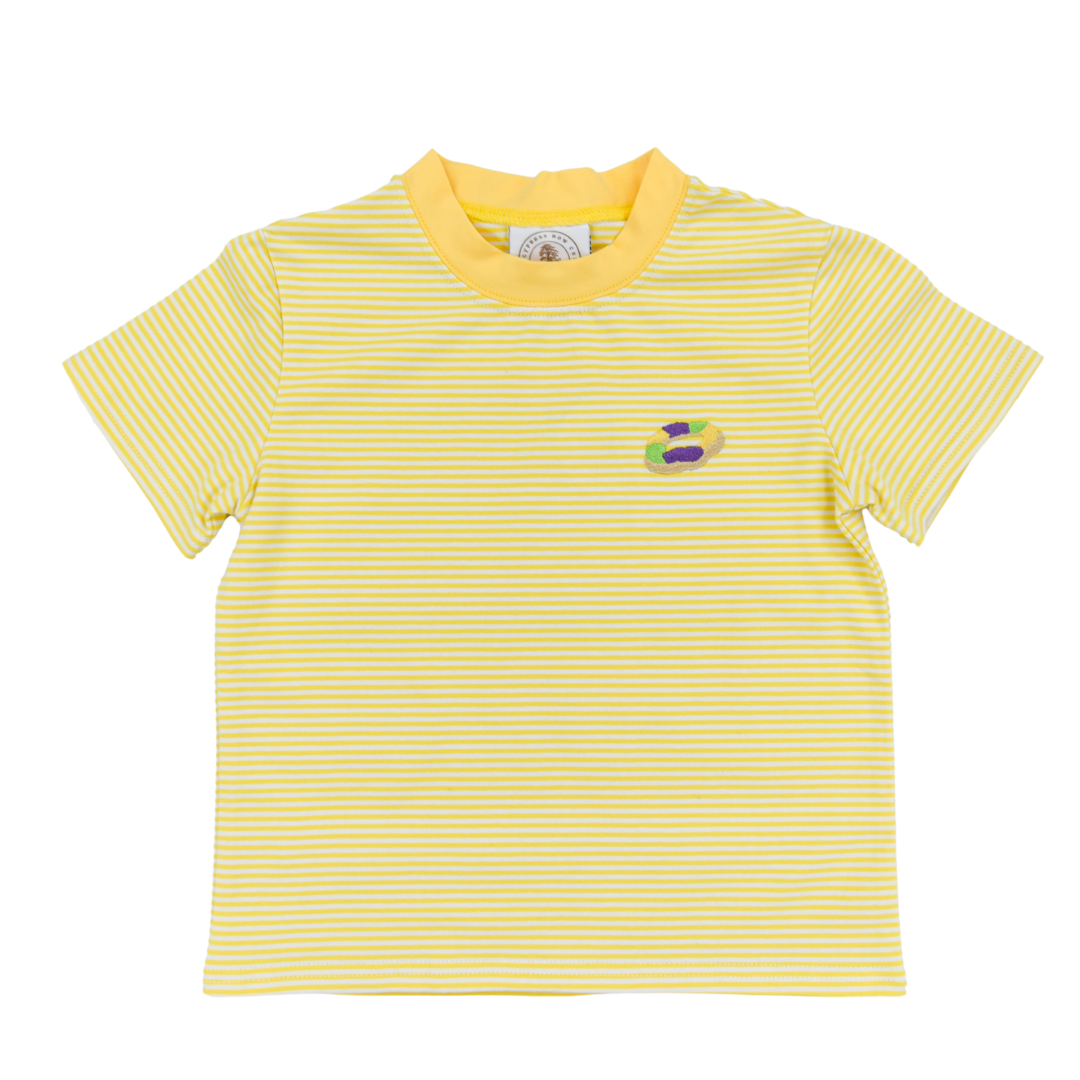 Yellow Mardi Gras King Cake Shirt