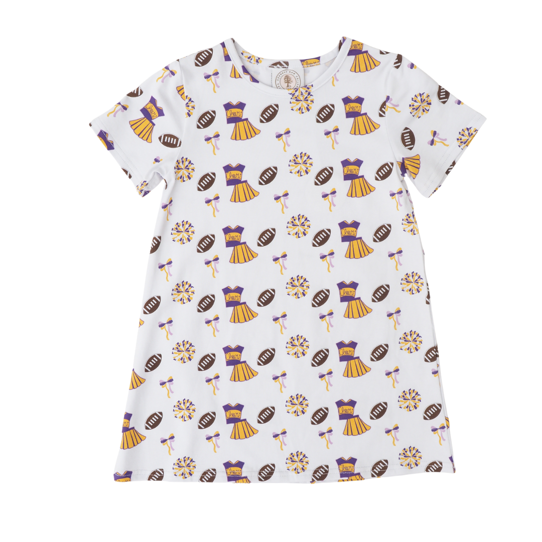 Varsity Purple Susie Swing Dress